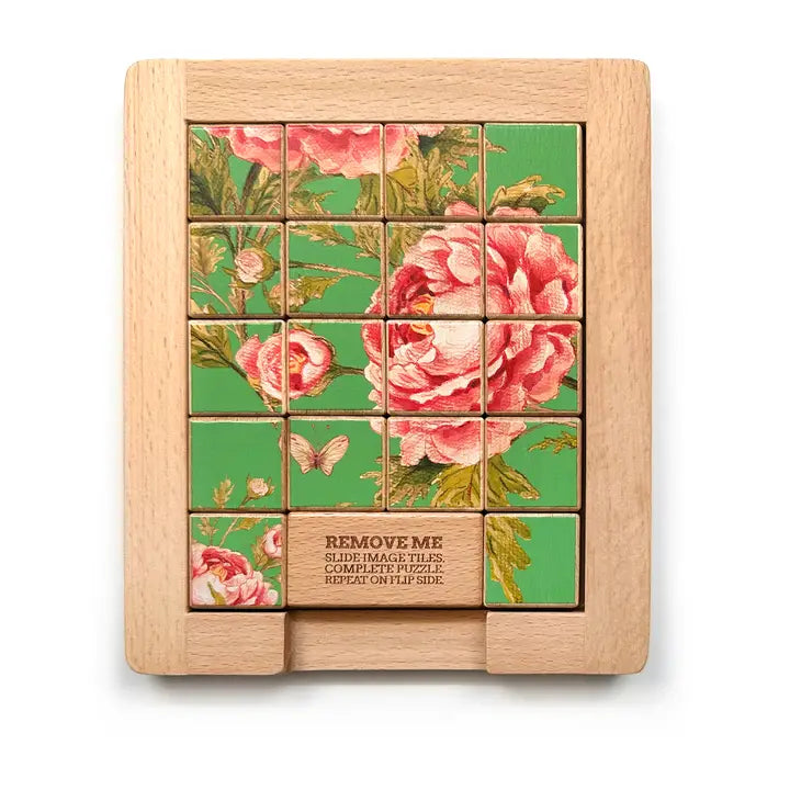 Trove Dualities Wooden Sliding Puzzle- $20