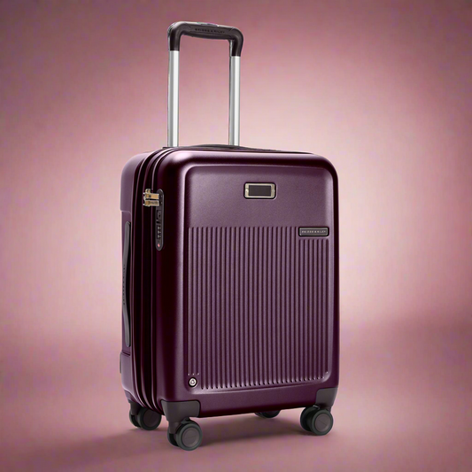 Briggs & Riley Sympatico 3.0 Global 21" Hardside Expandable Carry On Spinner (Free Monogram)- SU321CXSPW Black
