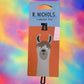 R. NICHOLS Placard Luggage Tag-$5