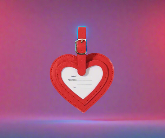 Luggage Tag- Heart- $4.00