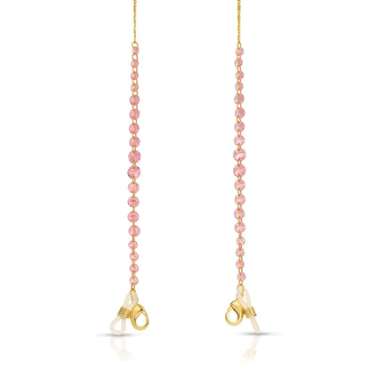 Eyeglass/Sunglass/Mask Chain Holder- Cubic Zirconia