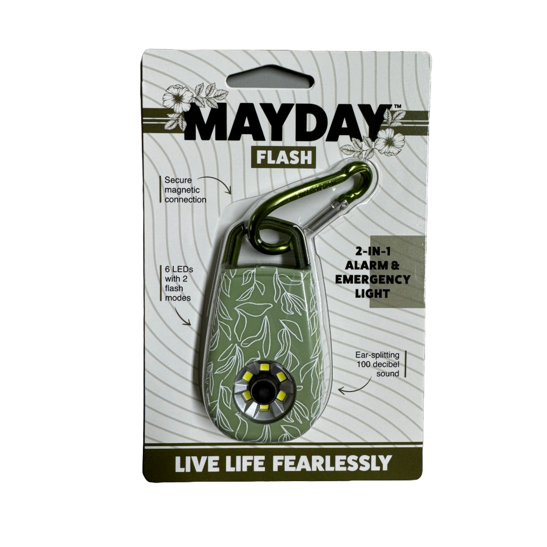 Mayday Ultra Flash 2-in-1 Alarm & Emergency Light With Carabiner Clip