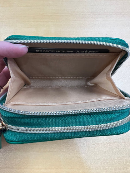 Julia Buxton RFID Vegan Leather Wizard Wallet