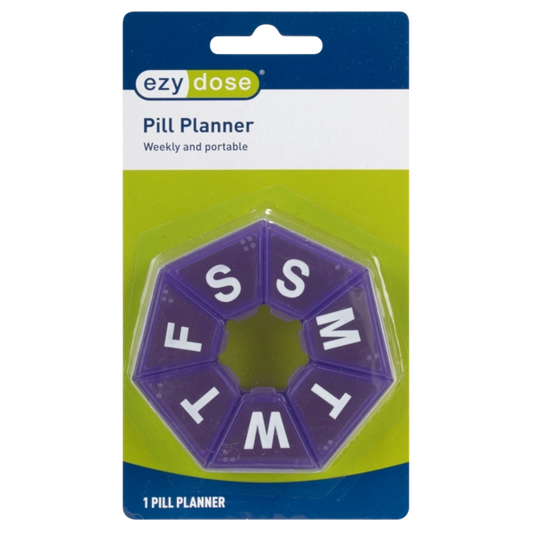 Ezy Dose® Weekly 7-Sided Pill Planner (Medium) Random