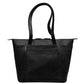 ili New York Leather Large Travel Tote with Trolley Sleeve- 6120