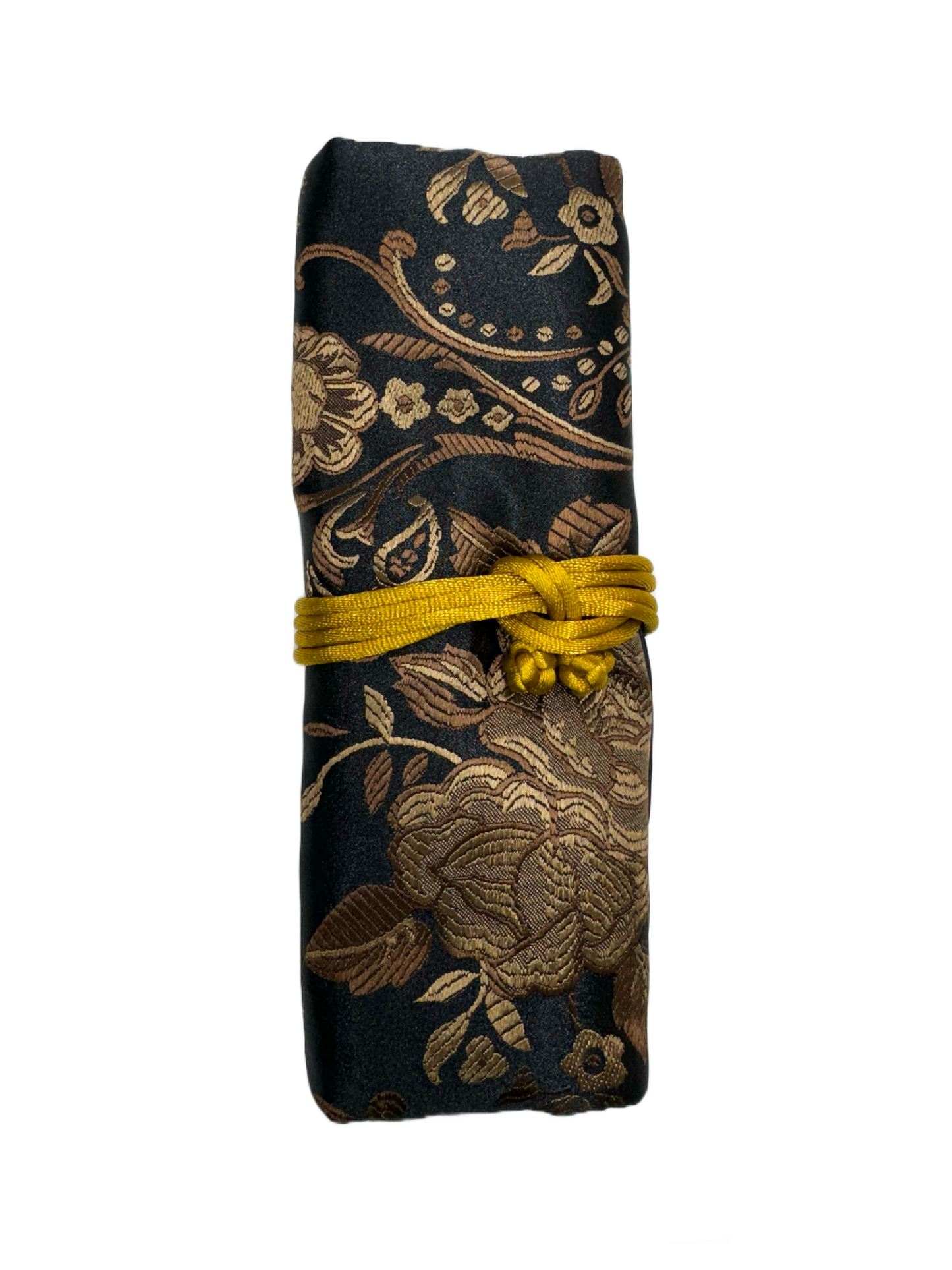 Cathayana - Rollos de joyería con brocado de plumas de pavo real