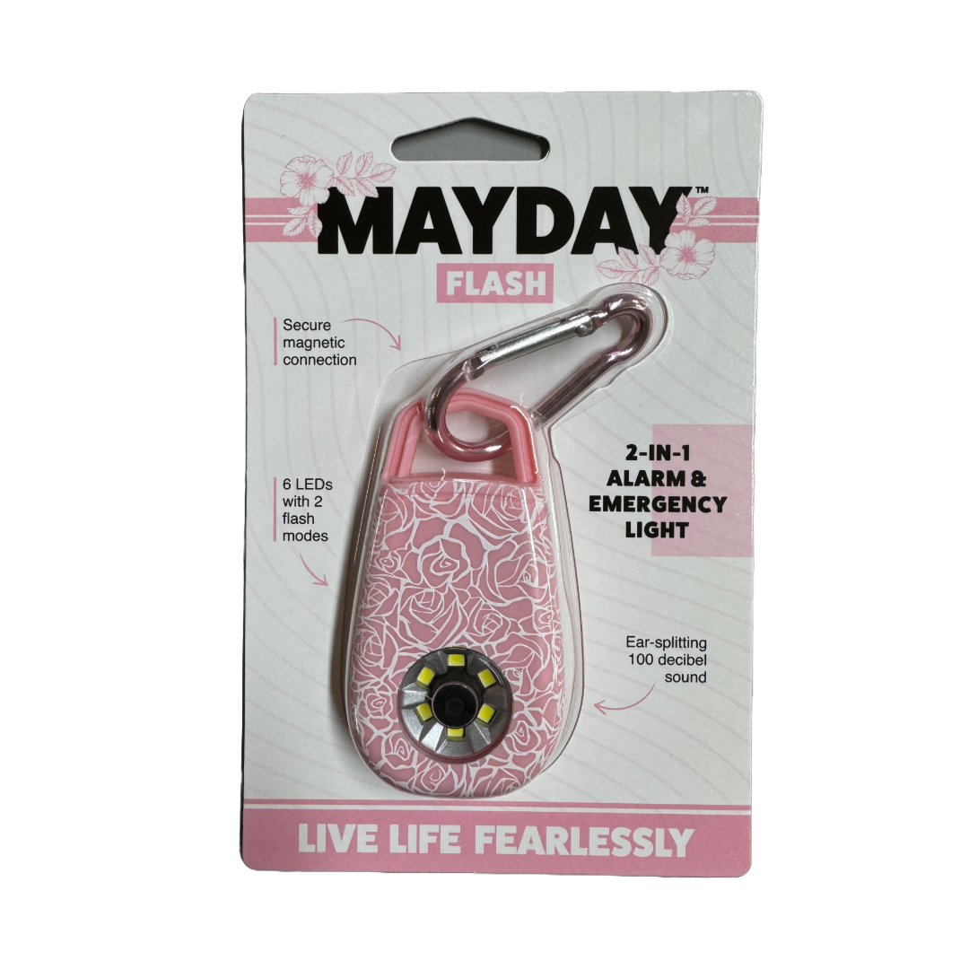 Mayday Ultra Flash 2-in-1 Alarm & Emergency Light With Carabiner Clip