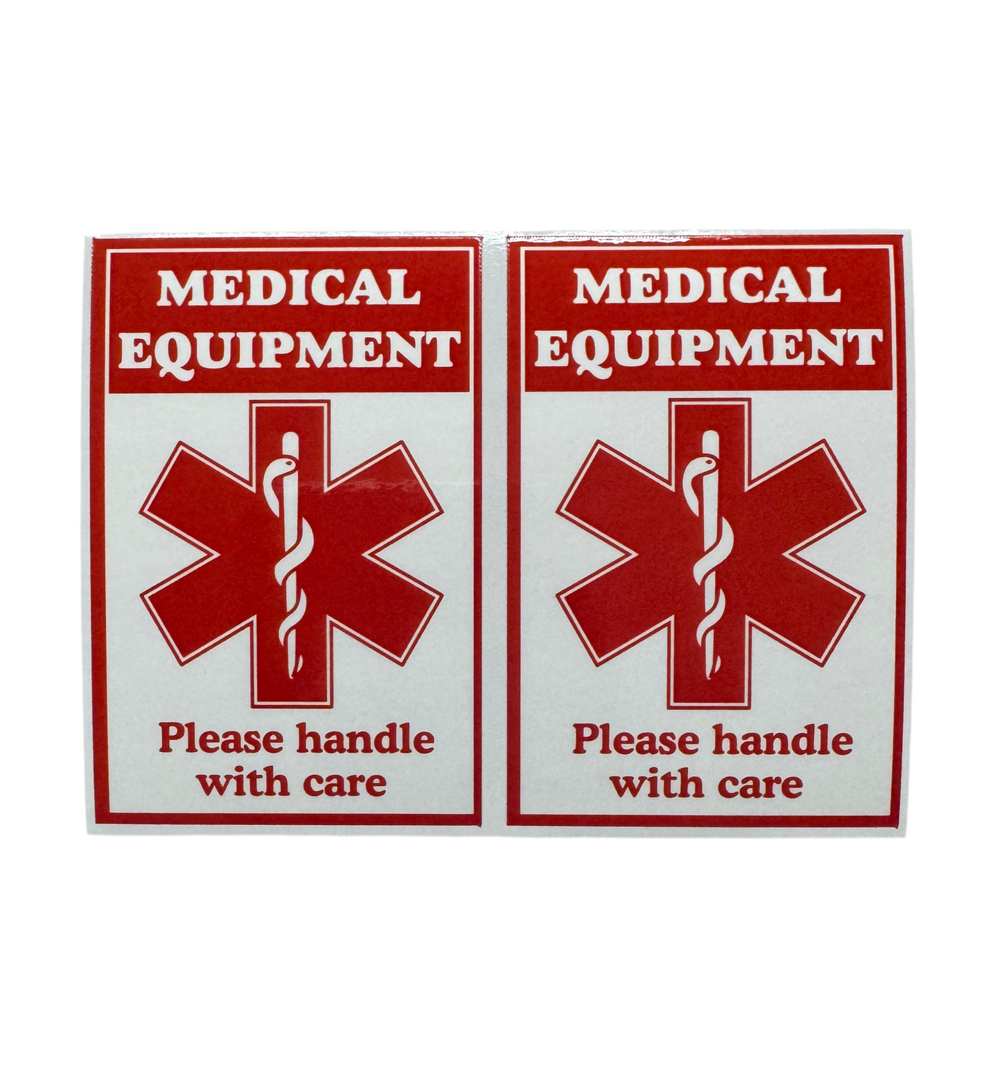 Medical Equipment Sticker Decals- set of 2