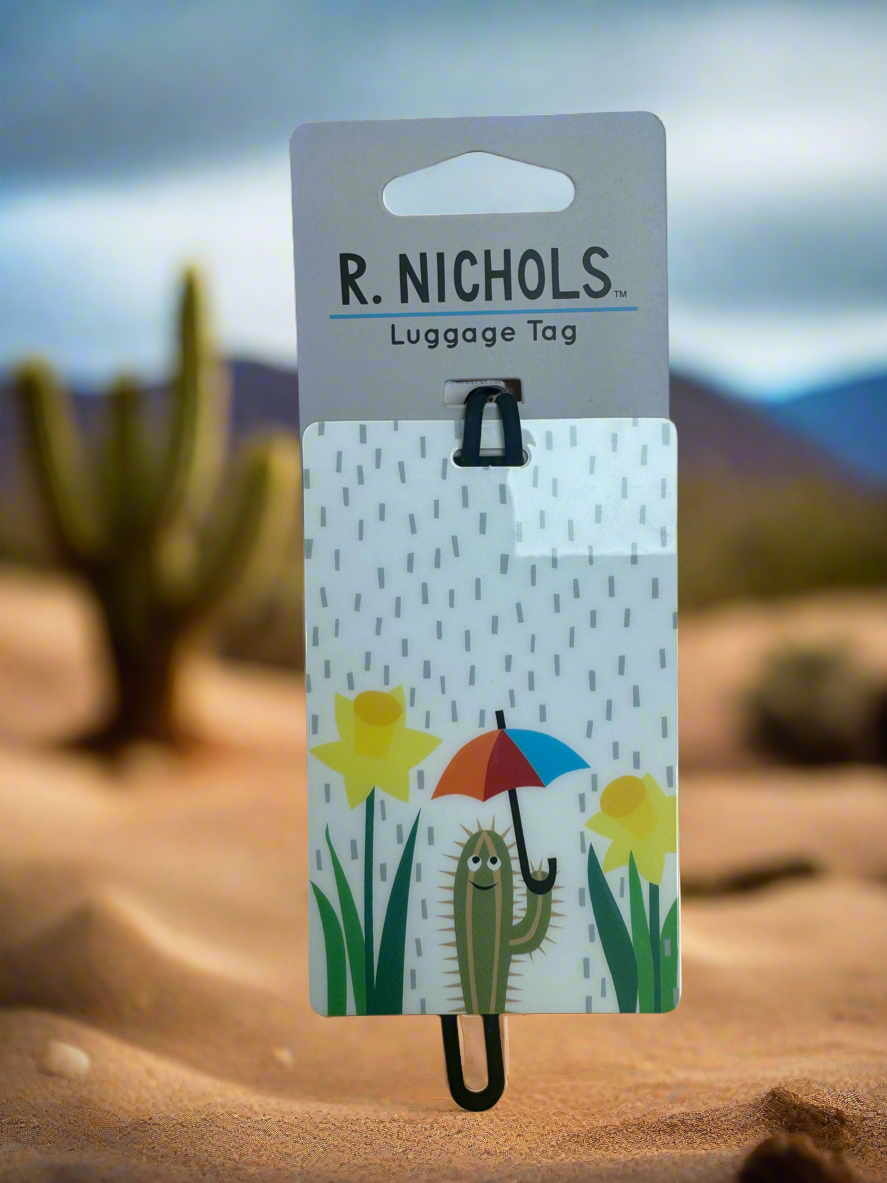 R. NICHOLS Placard Luggage Tag-$5