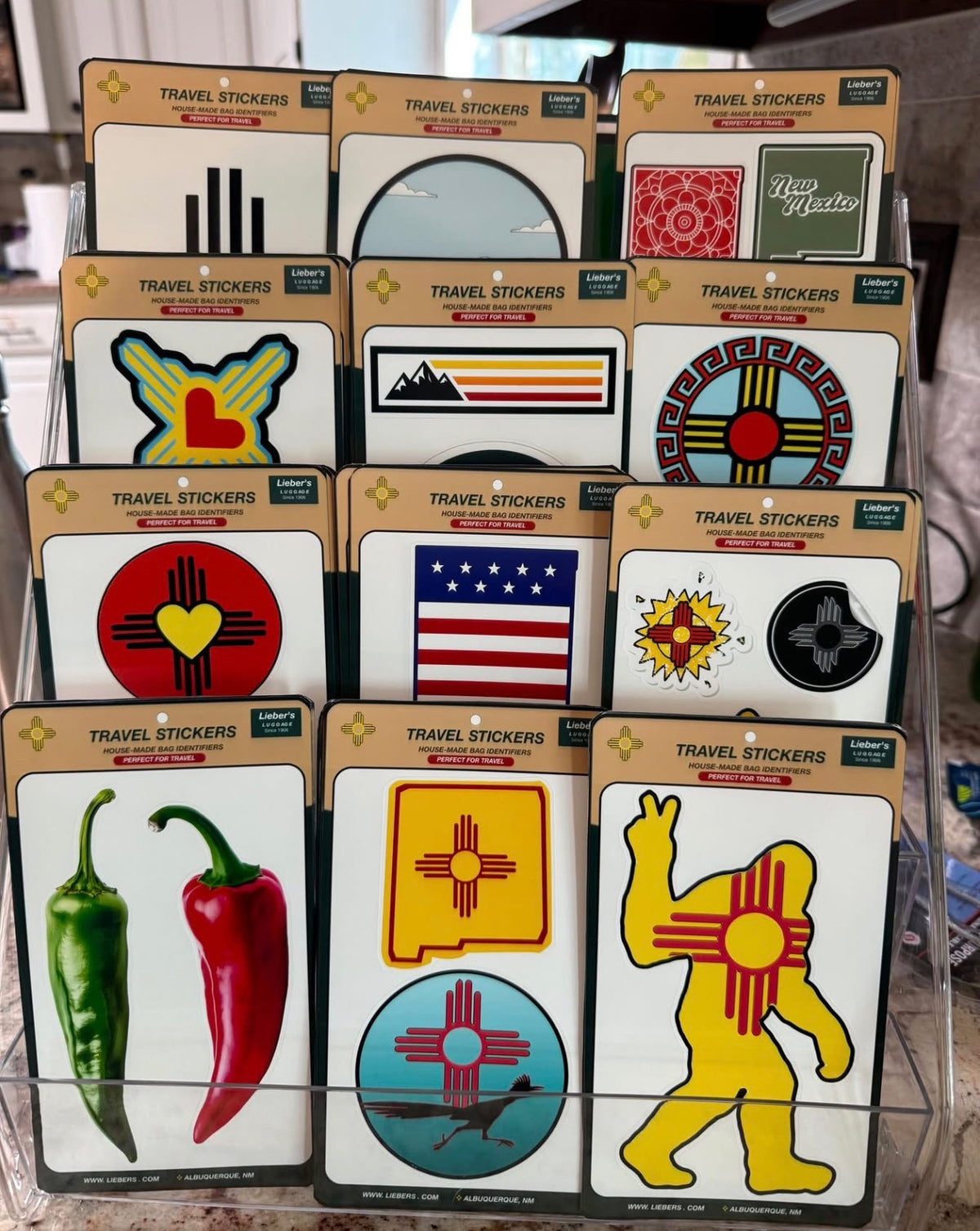 Lieber’s Luggage Decal Stickers - Available In Store Only
