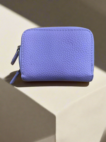 Julia Buxton RFID Vegan Leather Wizard Wallet Lilac