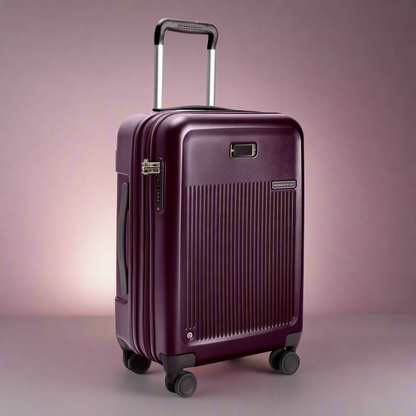 Briggs & Riley Sympatico 3.0 Essential 22" Hardside Expandable Carry-On Spinner (Free Monogram)- SU322CXSP Plum