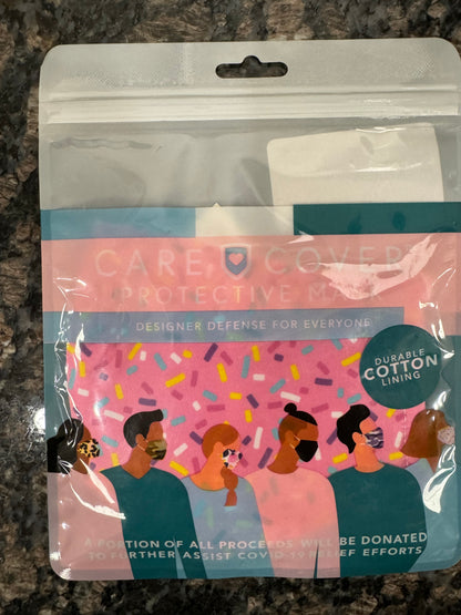 Care Cover Protective Face Mask - Assorted- $1.99 Sprinkles