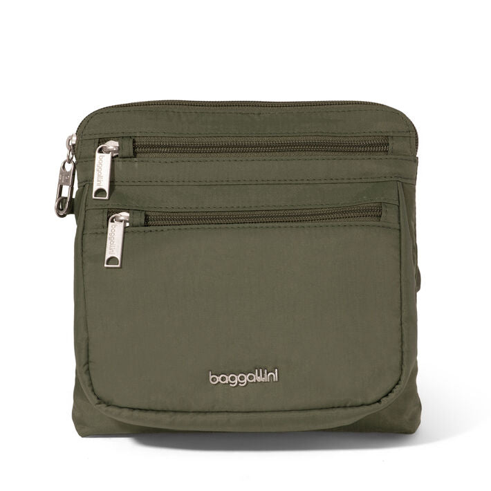 Baggallini Securtex RFID Anti-Theft Crossbody Thyme