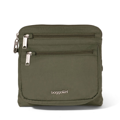 Baggallini Securtex RFID Anti-Theft Crossbody Thyme