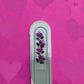 Czech Crystal Nail File-  Medium- Hand Painted- $12