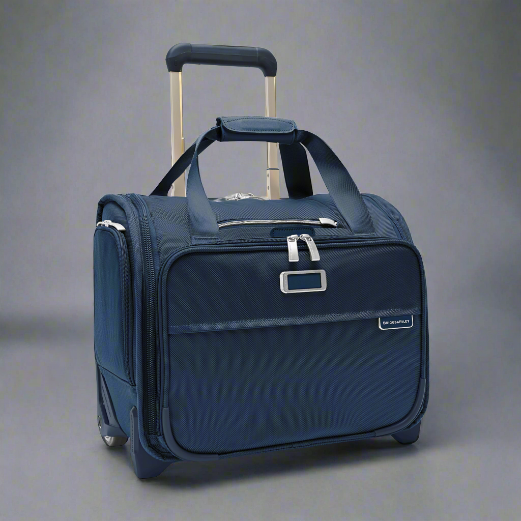 Briggs & Riley Baseline 15” Softside 2-Wheel Cabin Bag (Free Monogram)- BLU116