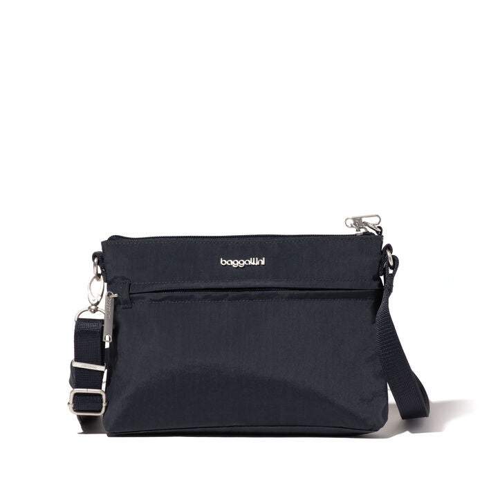 Baggallini Securtex® Anti-Theft Memento RFID Crossbody Bag French Navy