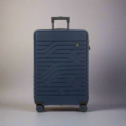Bric's Ulisse 28" Medium Checked Hardside Expandable Spinner Midnight