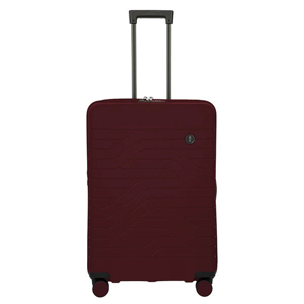 Bric's Ulisse 28" Medium Checked Hardside Expandable Spinner Merlot