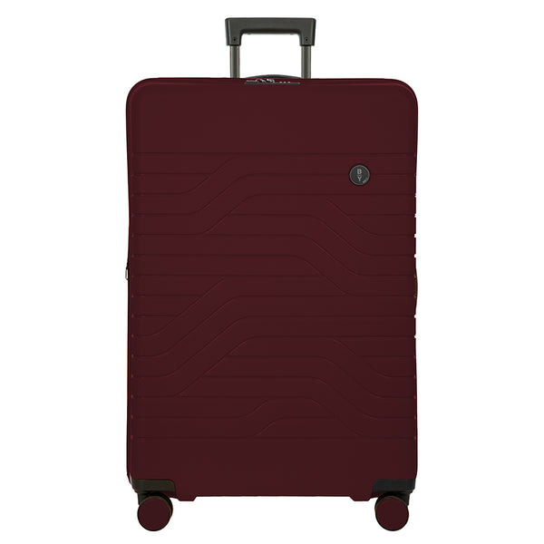 Bric's Ulisse 30" Large Checked Hardsided Expandable Spinner Merlot