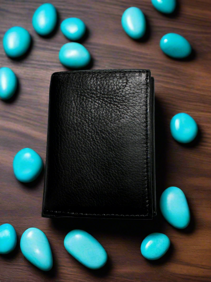 Lieber's Leather Trifold Wallet with RFID Blocking Card- $55