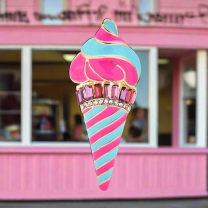 Fashion Pin- Ice Cream