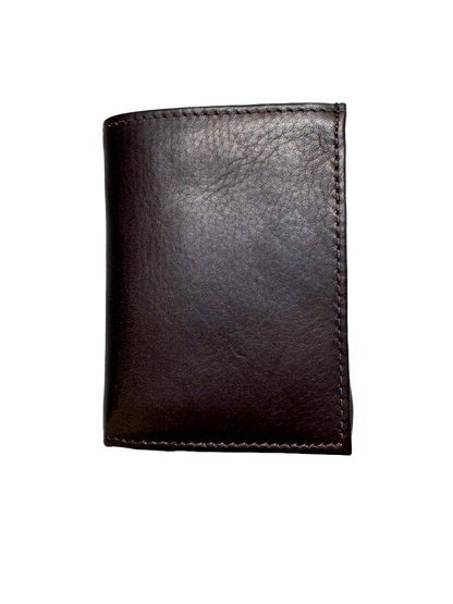 Lieber's Leather Trifold Wallet with RFID Blocking Card