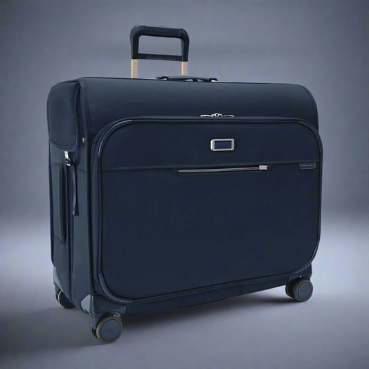 Briggs & Riley Baseline Deluxe Wardrobe Softside Spinner Hangable Garment Bag (Free Monogram)- BLU177SP Black