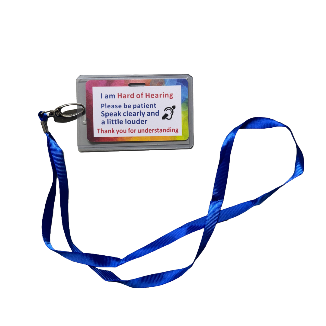 Lanyard Card- "I am Hard of Hearing"- $1.99