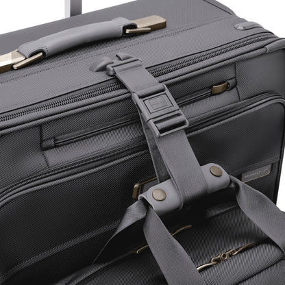 Briggs & Riley Baseline 21" Global Softside Carry-On Spinner with Suiter (Free Monogram)- BLU121CXSPW