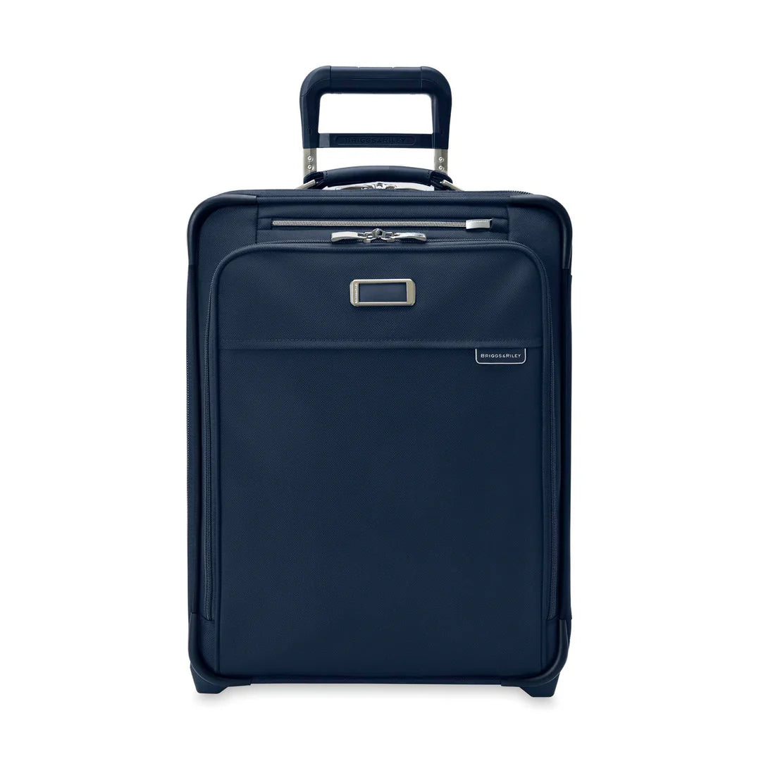 Briggs & Riley Baseline 21” Global 2-Wheel Softsided Carry-On with Suiter (Free Monogram)- BLU121CXW