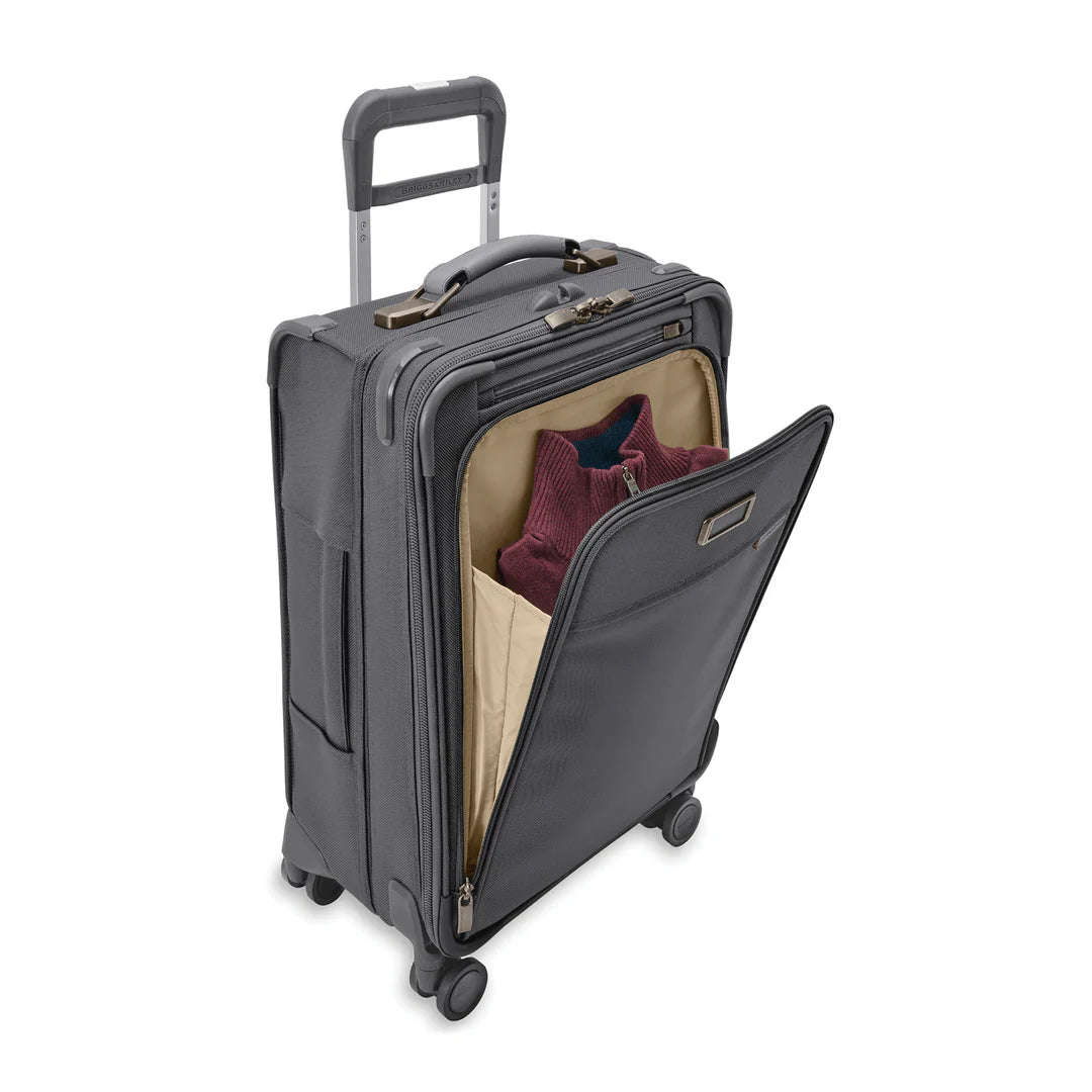 Briggs & Riley Baseline Essential 22" Carry-On Softside Spinner with Suiter (Free Monogram)- BLU122CXSP