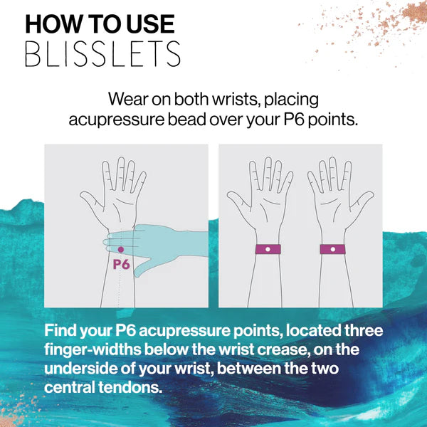 Blisslets Nausea Relief Bracelets