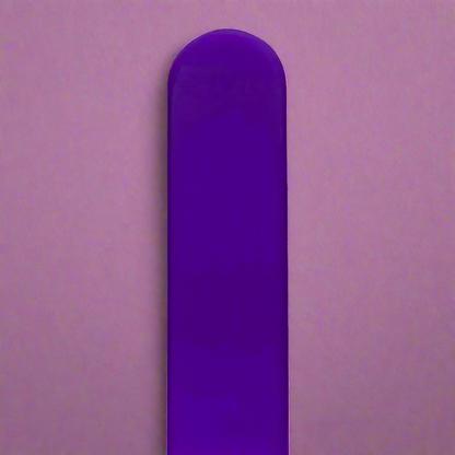 Czech Glass Nail File - Medium- Classy Colors Purple