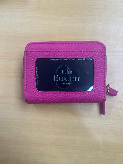 Julia Buxton RFID Vegan Leather Wizard Wallet