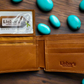 Lieber's Leather Pass Case Wallet with RFID Blocking Card- $55