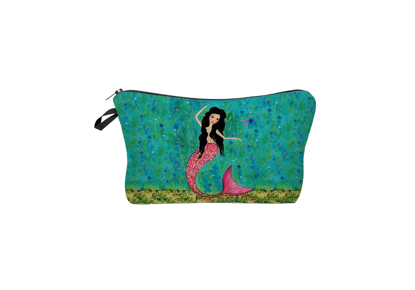 Zippered Pouch - Mermaid- $10