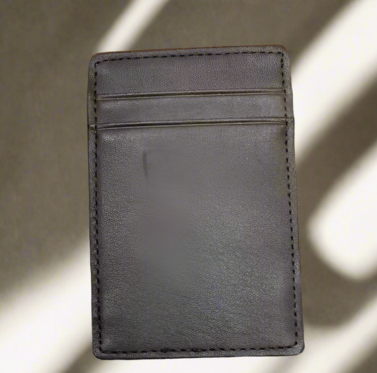 Royce Magic Leather Wallet - $20 Black