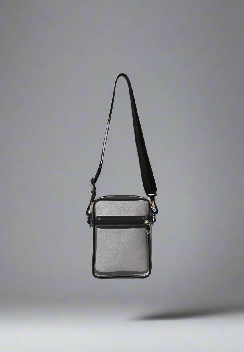 PVC Crossbody Clear Stadium Bag