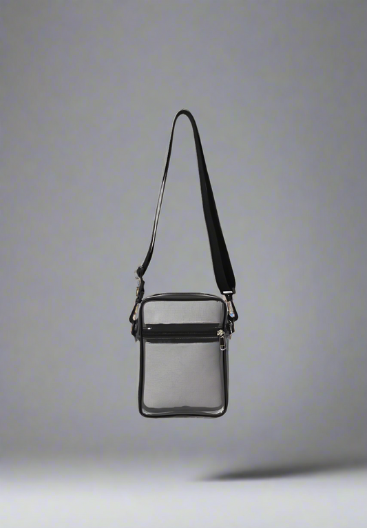 PVC Crossbody Clear Stadium Bag