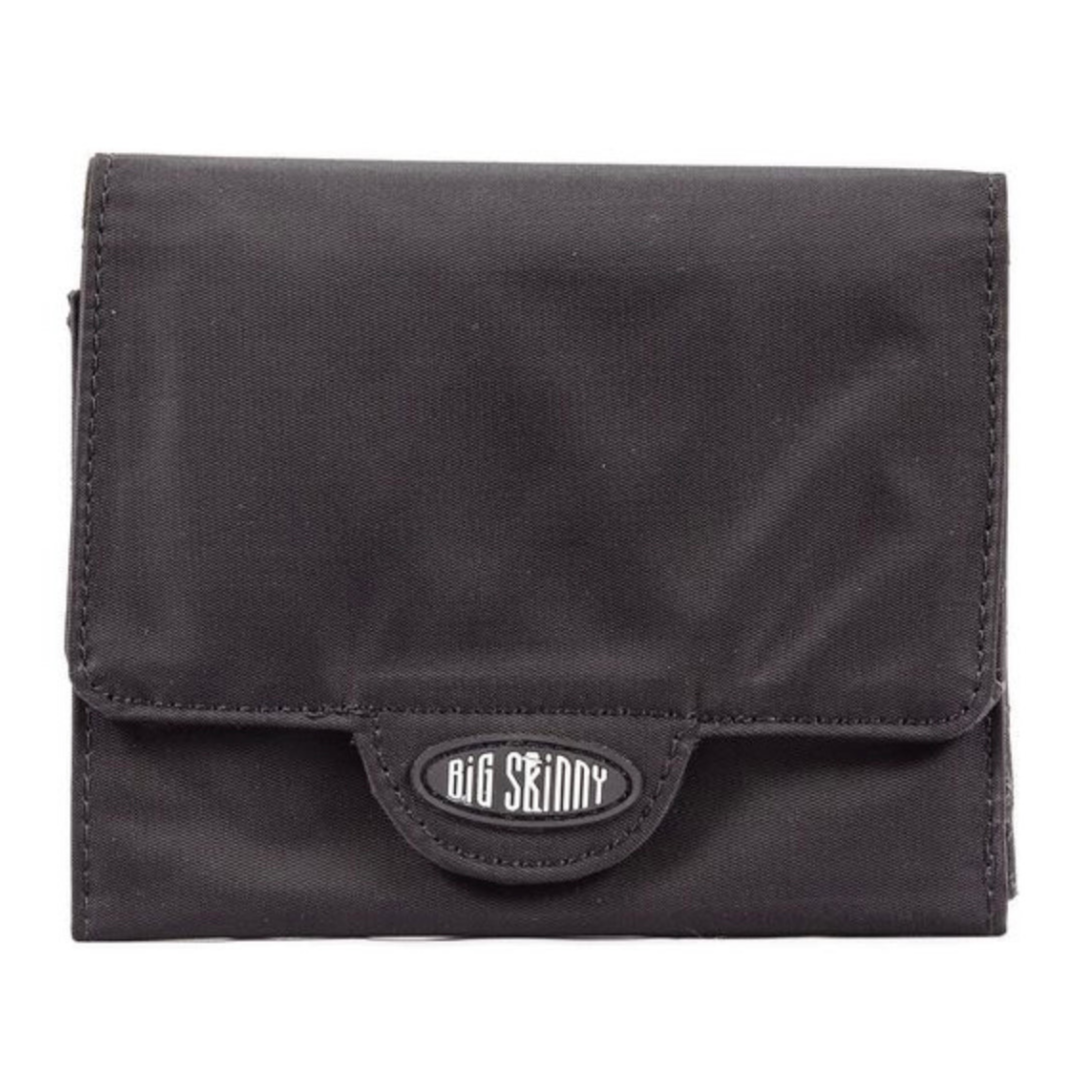Big Skinny Trixie Trifold Clutch Wallet Black