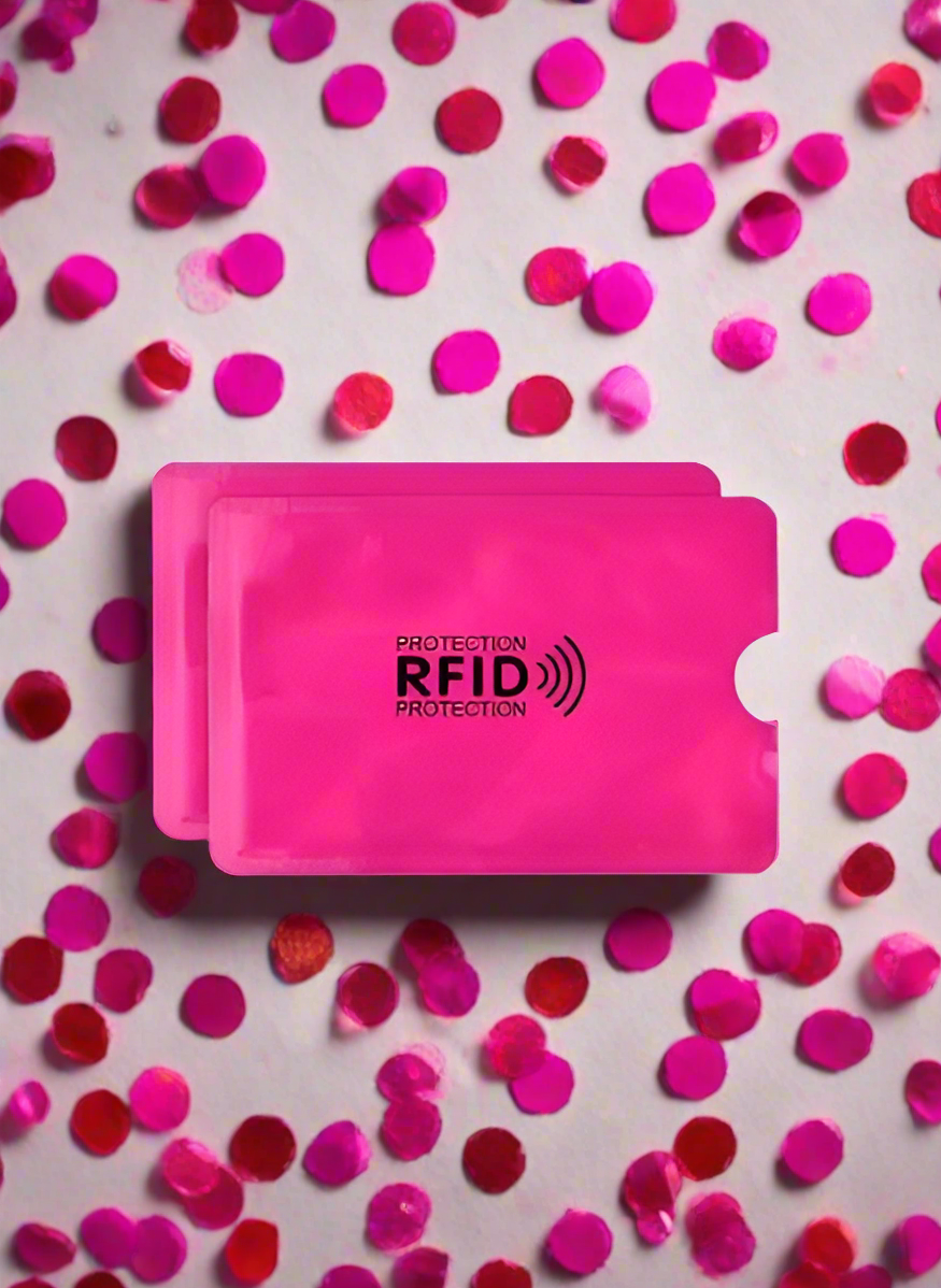 Paquete de 2 fundas para tarjetas de crédito con bloqueo RFID, colores surtidos