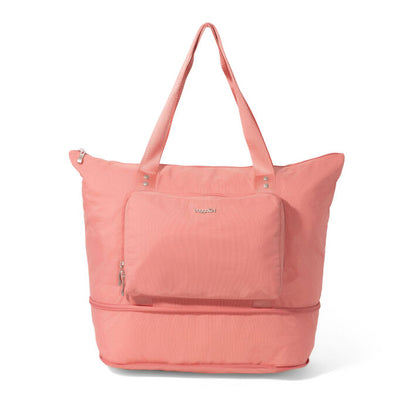 Baggallini Carryall Expandable Packable Tote w/ Trolley Sleeve