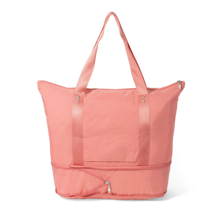 Baggallini Carryall Expandable Packable Tote w/ Trolley Sleeve