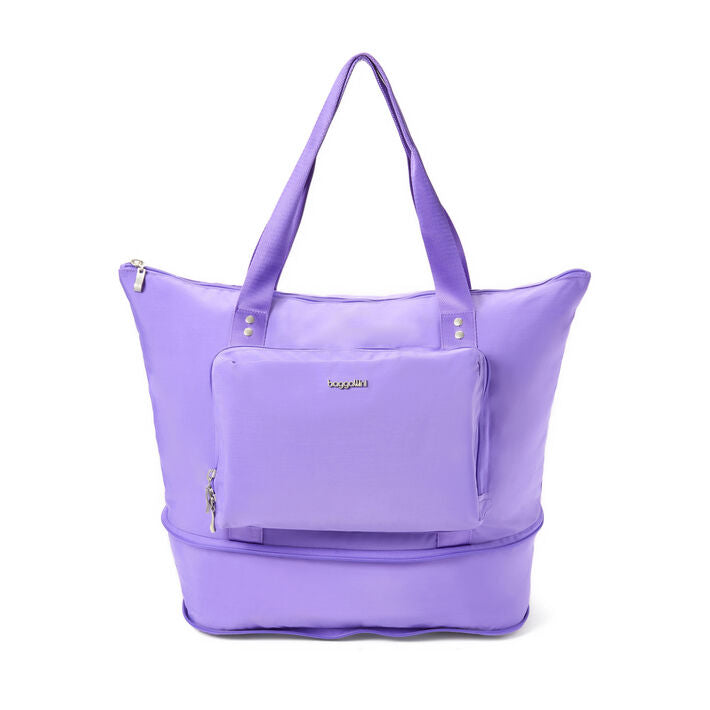 Baggallini Carryall Expandable Packable Tote w/ Trolley Sleeve