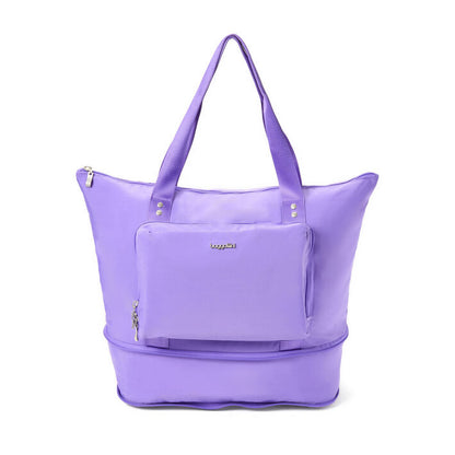 Baggallini Carryall Expandable Packable Tote w/ Trolley Sleeve