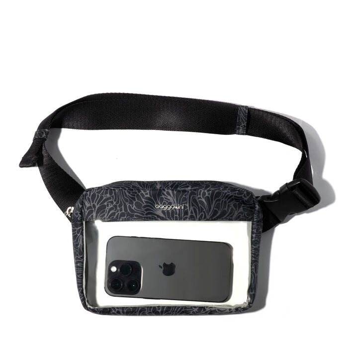 Baggallini Clear Stadium Belt Bag Sling