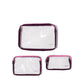 Baggallini Clear Travel Pouches