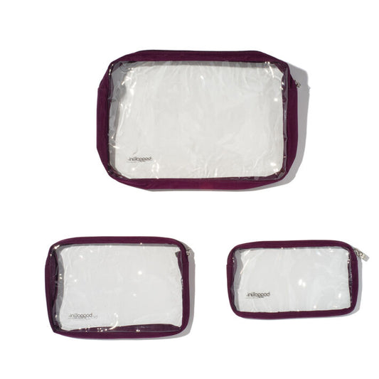 Baggallini Clear Travel Pouches